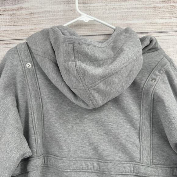 Adidas Stella McCartney Jacket Womens Small Gray Hooded Full Zip Athletic Medium - Picture 4 of 11